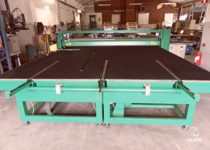 BOTTERO 501 laminated glass cutting table, 3400 mm